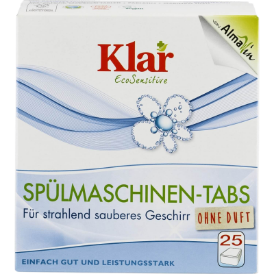 Spülmaschinen-Tabs Klar (25Stk)